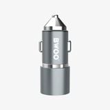  Tẩu sạc xe hơi Bwoo USB x Type-C 38W đầu ra kép | Vòng đèn LED | Vỏ kim loại - CC68 