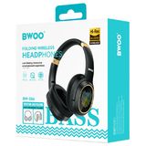  Tai nghe không dây Bwoo Chụp tai | Chống ồn BT V5.4| Cổng aux 3,5mm | Đèn nền RGB - BW586 