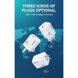  Củ Sạc Nhanh Bwoo PD65W | 2Type-C x 1USB-A - CDA145 