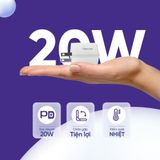  Combo củ cáp sạc nhanh Diposi Type-C to Lightning PD20W 