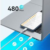  Dây cáp sạc nhanh Bwoo PD60W | Dài 1M | Dây Silicone - X282C 