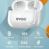  Tai nghe không dây Bwoo ENC BT V5.1 | Chống nước IPX4 - BW44 