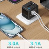  Củ sạc nhanh Bwoo 15W | 1Type-C x 1USB-A | 4 Chuôi cắm - UC06 