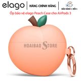  [HÀNG CHÍNH HÃNG] Ốp Bảo Vệ Cho AirPods 3 Elago Peach Case không bị trầy xước, hay bị cấn móp 