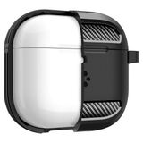  Ốp Airpods 4 Spigen Rugged Armor Carbon 