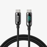  Dây cáp sạc nhanh Bwoo Type-C to C | PD100W | Dài 1,2M | Bện Dù - X275 