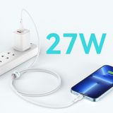  Dây cáp sạc nhanh Bwoo PD27W Type C to Lightning | Dây Silicone | Dài 1M - X286CL 