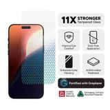  Kính cường lực ZAGG trong suốt không viền Graphene XTR4 iPhone 16 Pro/ 16 Pro Max 