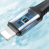  Dây cáp sạc nhanh Bwoo USB-A to Lightning | Dây Bện Dù | Dài 1M | Hỗ trợ sạc 3A - X288L 