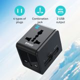  Củ sạc nhanh Bwoo 15W | 1Type-C x 1USB-A | 4 Chuôi cắm - UC06 