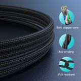  Dây cáp sạc nhanh Bwoo 3in1 3A | USB to Type-C x Lightning x Micro | Dây Dù | Dài 1M2 - X274 