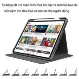  Bao da Tomtoc Smart-Tri Sạc không dây iPad 10.9 inch 