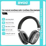  Tai nghe không dây Bwoo Thời lượng pin dài 50 giờ | Micrô chống ồn - BW585 