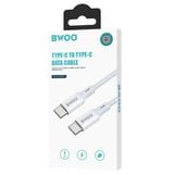  Dây cáp sạc nhanh Bwoo PD60W | Dài 1M | Dây Silicone - X282C 
