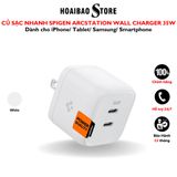  Củ sạc nhanh Spigen 35W Powerarc Acstation Pro Wall 