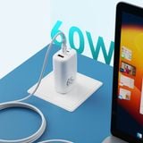  Dây cáp sạc nhanh Bwoo PD60W | Dài 1M | Dây Silicone - X282C 