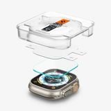  Combo kính cường lực Spigen Glass Glas.Tr Ez Fit (2P) Apple Watch Ultra 2/1 (49mm) 