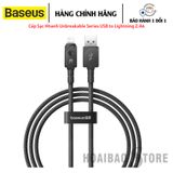  Dây Cáp Sạc Nhanh Baseus Unbreakable USB A to Lightning 2.4A 