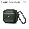 [HÀNG CHÍNH HÃNG] ỐP LƯNG SPIGEN AIRPOD 3 (2021) RUGGED ARMOR CÓ KHÓA AN TOÀN GIÚP CỐ ĐỊNH MÁY 