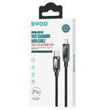  Dây cáp sạc nhanh Bwoo PD27W Type-C to Lightning | Dây Dù | Dài 1.2M - X276 