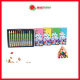  Bút sáp 12 màu chó đốm 