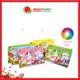  Bút sáp 12 màu chó đốm 