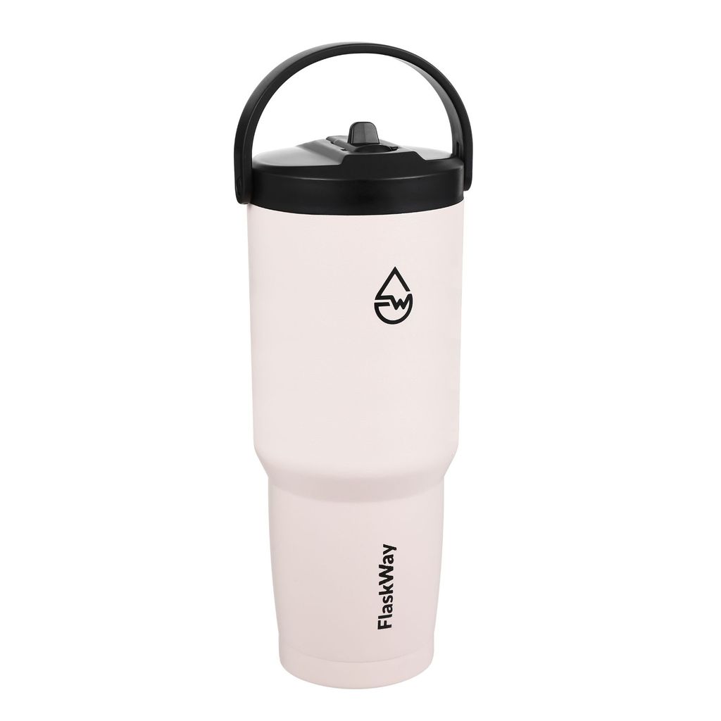 Ly giữ nhiệt FlaskWay Active tumbler màu hồng nhạt Rose 900ml (30oz)