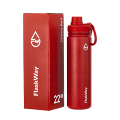 Bình giữ nhiệt FlaskWay màu đỏ Cherry Red 650ml (22oz)