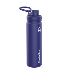 Bình giữ nhiệt FlaskWay màu xanh dương Deep Blue 650ml (22oz)