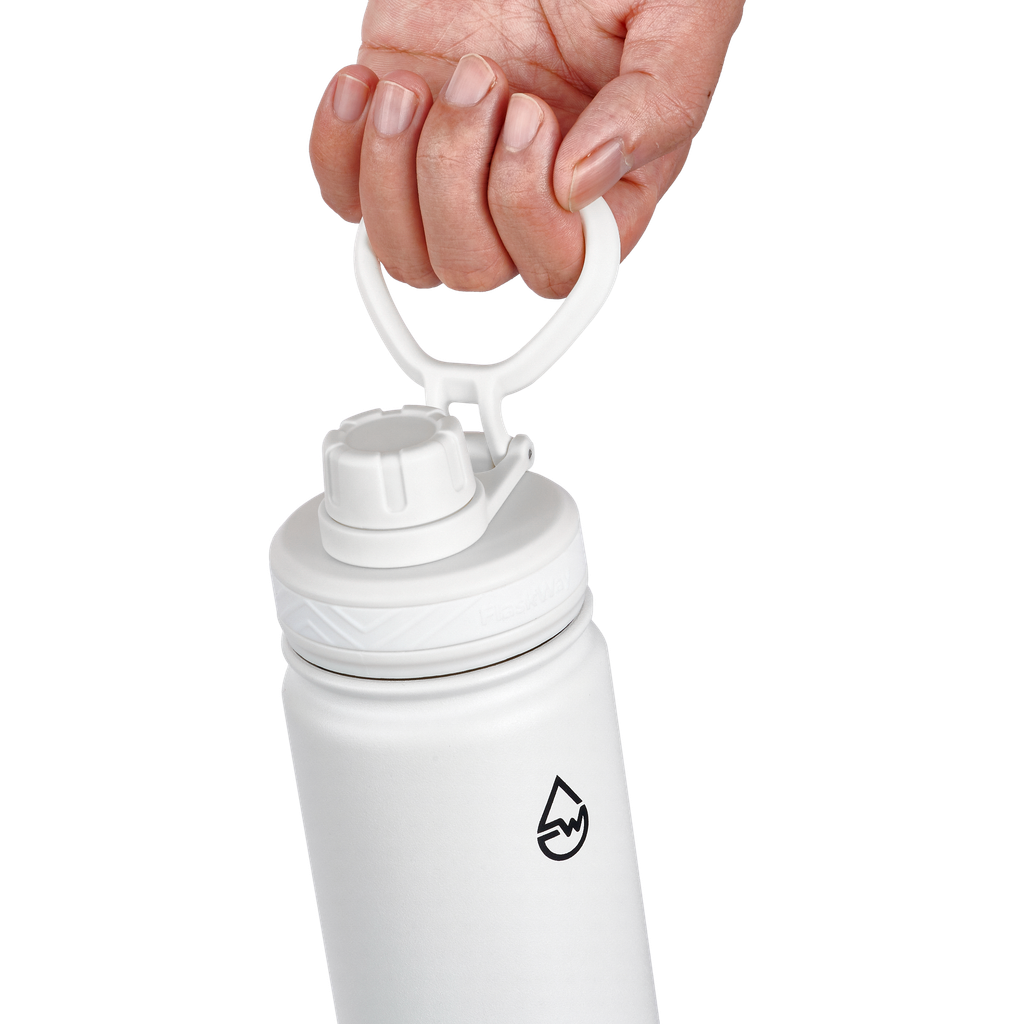 Bình giữ nhiệt FlaskWay màu trắng Pure White 650ml (22oz)