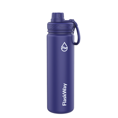 Bình giữ nhiệt FlaskWay màu xanh dương Deep Blue 650ml (22oz)