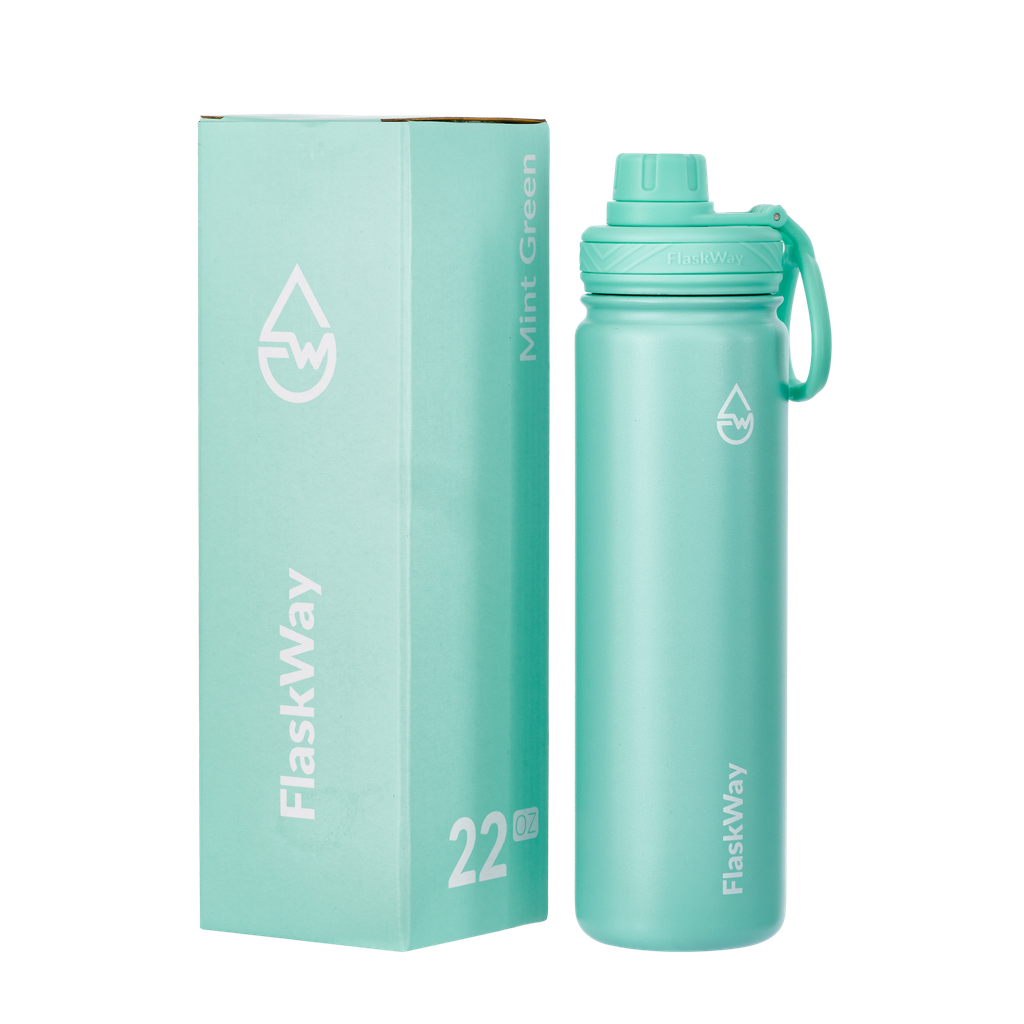 Bình giữ nhiệt FlaskWay xanh bạc hà Mint Green 650ml (22oz)