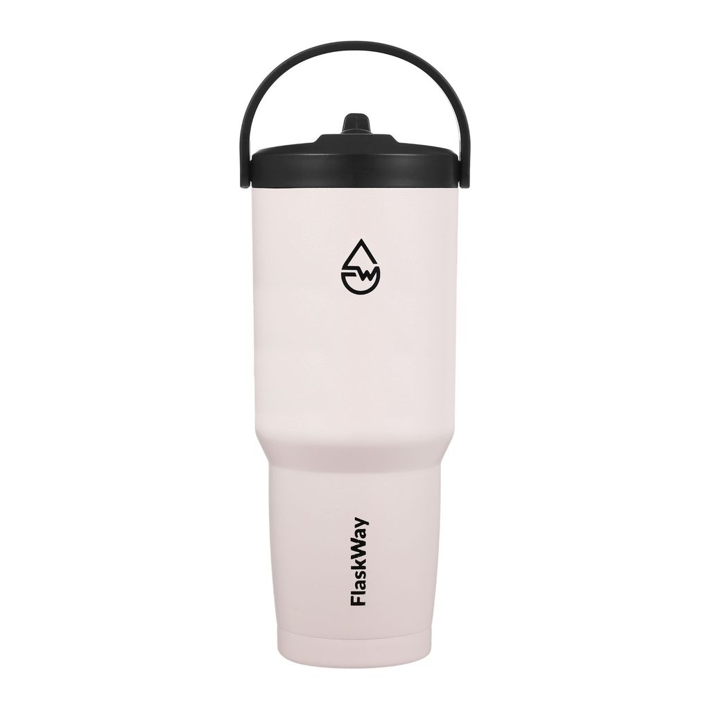 Ly giữ nhiệt FlaskWay Active tumbler màu hồng nhạt Rose 900ml (30oz)
