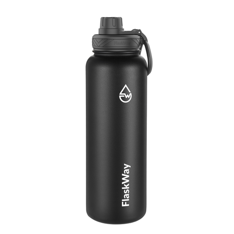 Bình giữ nhiệt FlaskWay màu đen Night Black 1200ml (40oz)