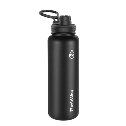 Bình giữ nhiệt FlaskWay màu đen Night Black 1200ml (40oz)