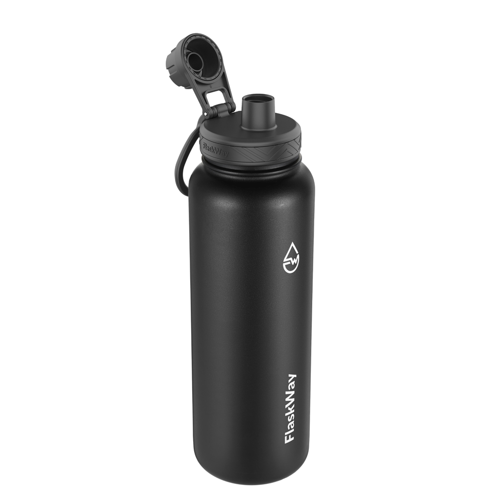 Bình giữ nhiệt FlaskWay màu đen Night Black 1200ml (40oz)
