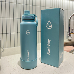 Bình giữ nhiệt FlaskWay màu xanh Bluestone 1200ml (40oz)