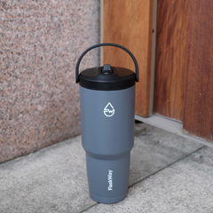 Ly giữ nhiệt FlaskWay Active tumbler màu than đen Charcoal 900ml (30oz)