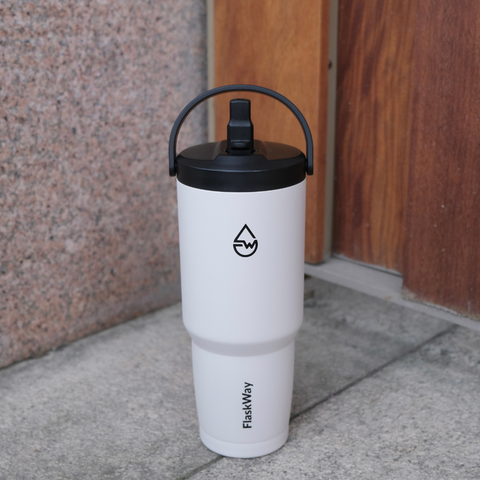 Ly giữ nhiệt FlaskWay Active tumbler màu hồng nhạt Rose 900ml (30oz)