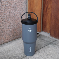 Ly giữ nhiệt FlaskWay Active tumbler màu than đen Charcoal 900ml (30oz)