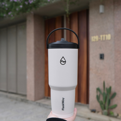 Ly giữ nhiệt FlaskWay Active tumbler màu hồng nhạt Rose 900ml (30oz)
