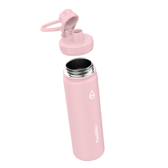 Bình giữ nhiệt FlaskWay hồng phấn Blush Pink 650ml (22oz) có đế lót silicone boot