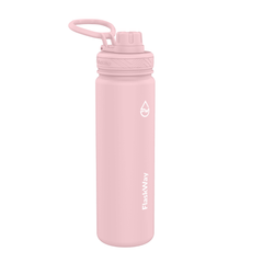 Bình giữ nhiệt FlaskWay hồng phấn Blush Pink 650ml (22oz) có đế lót silicone boot