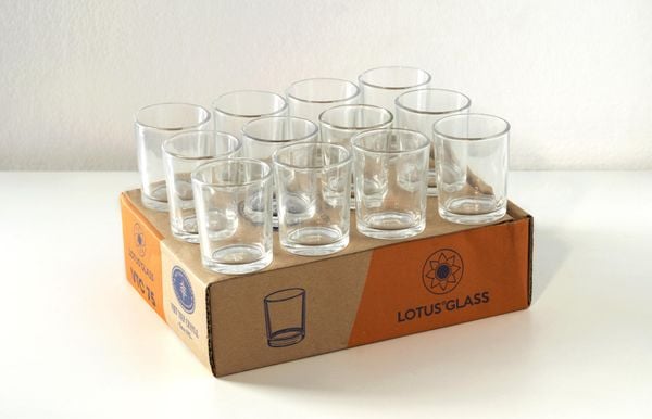  Hộp cốc số 75(Cốc sen tí) trơn - Cốc nến 