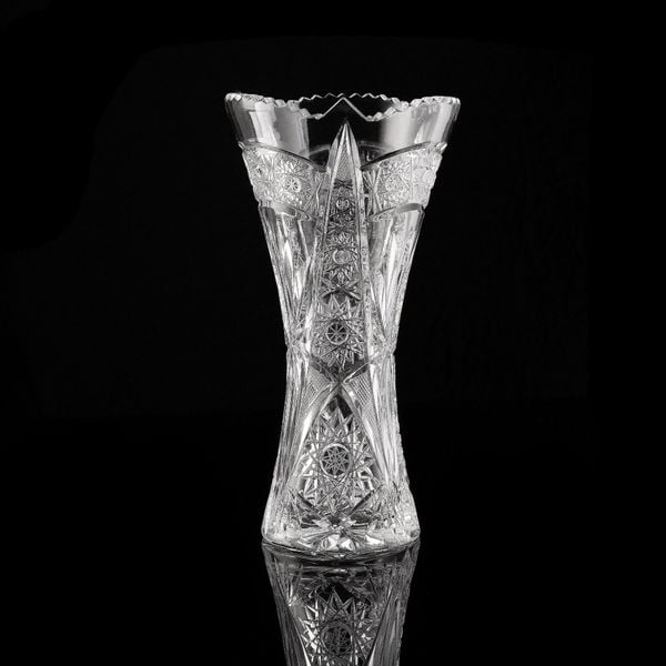  Lọ hoa, bình hoa pha lê bó mạ eo 205 tháp cầu 