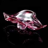  Đĩa pha lê 2 chẽ nhọn màu hồng 