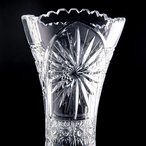  Lọ Hoa, Bình Hoa Pha Lê Bó Mạ 230 Mài Hướng Dương 