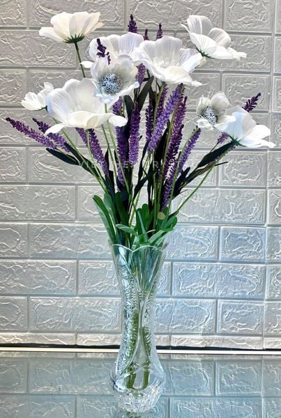  Lọ Hoa, Bình Hoa Pha Lê Củ Tỏi 255 Sao Lá Tre 