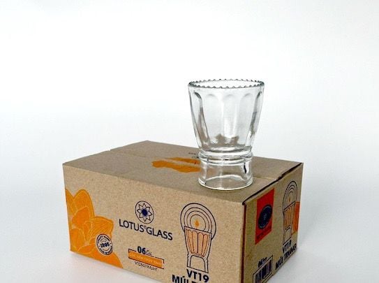  Cốc nến VT 19 múi trung miệng chấm bi hộp carton - Cốc nến 