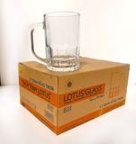  Bộ 6 cốc nước giải khát thủy tinh có quai Lotus Glass VTC082 